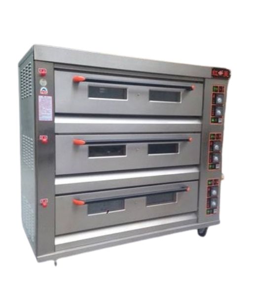 commercial baking equipment and industrial kitchen equipment | 3-DECK BAKING OVEN, 9-TRAYS